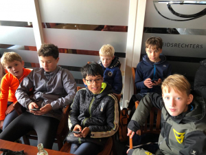 Schuilen voor de regen