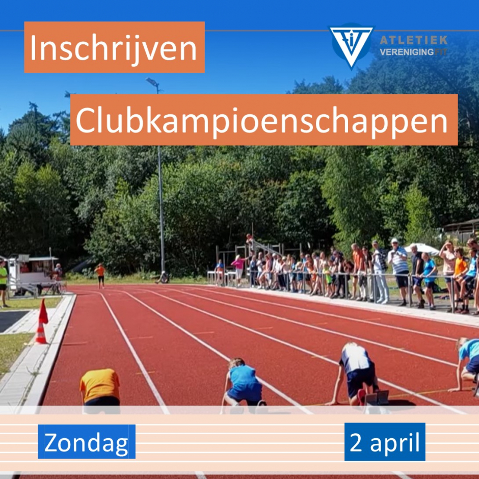 inschrijven clubkampioenschappen