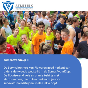 Survivalrunners Fit bij de ZomerAvondCup II