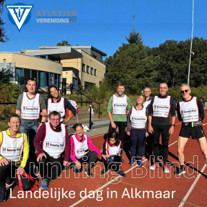 Groepsfoto in Zeist van de Running Blindgroep van Fit