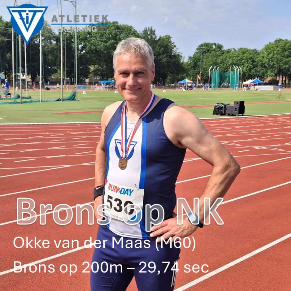 Brons voor Okke bij NK Masters
